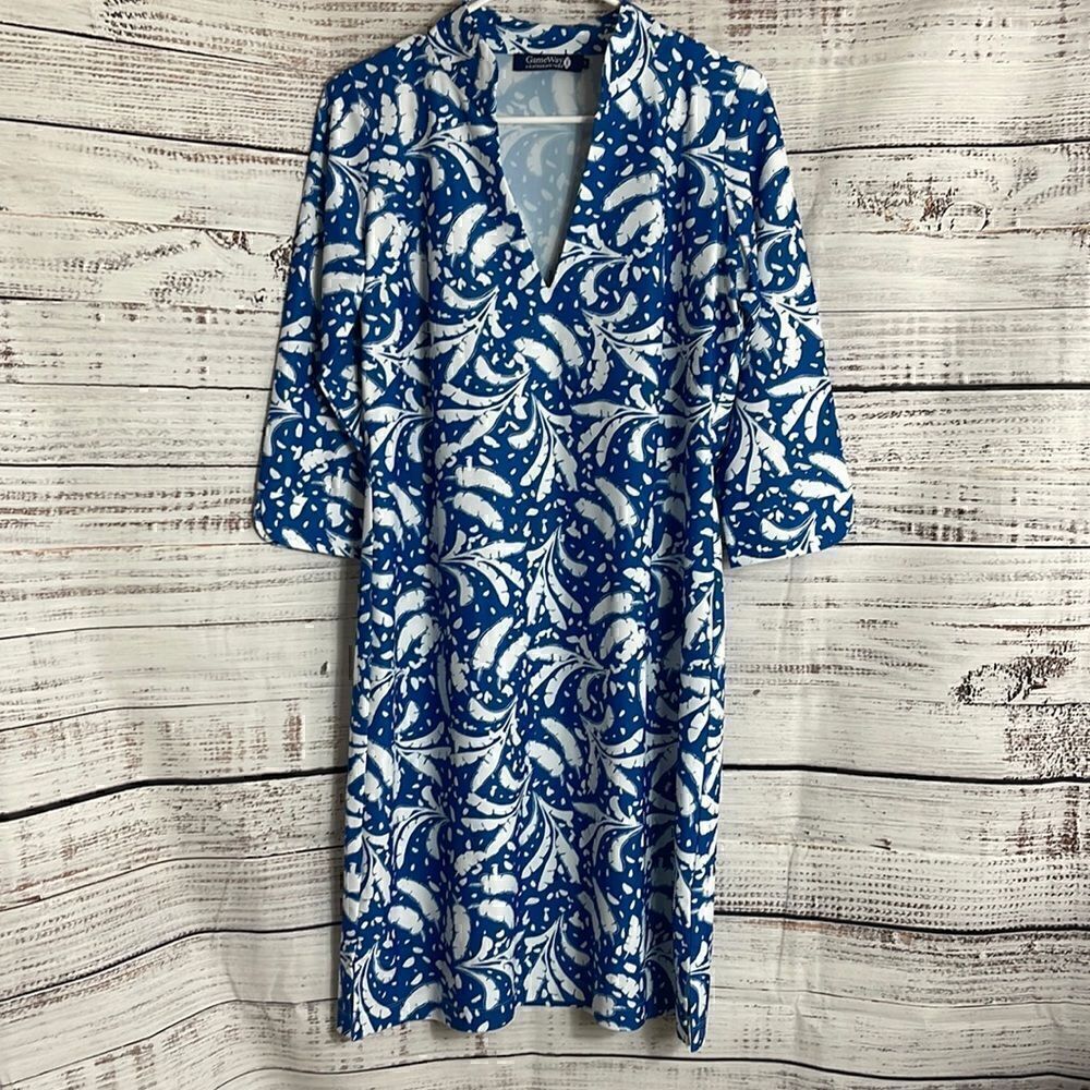 Katherine way Dress Womens‎ Size S UPF 50 + Game Way V Neck Shift  jersey Floral